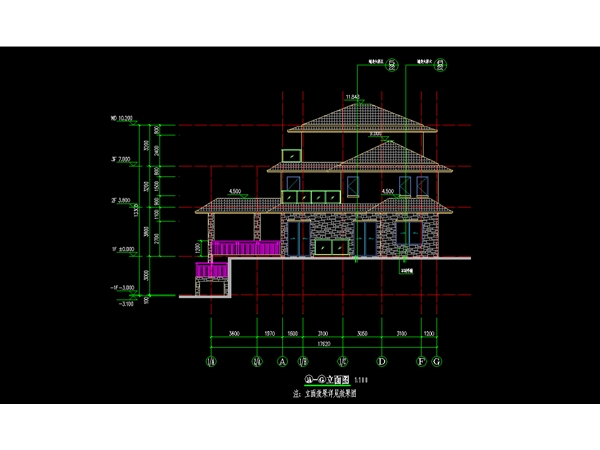 新建別墅建筑設計出圖